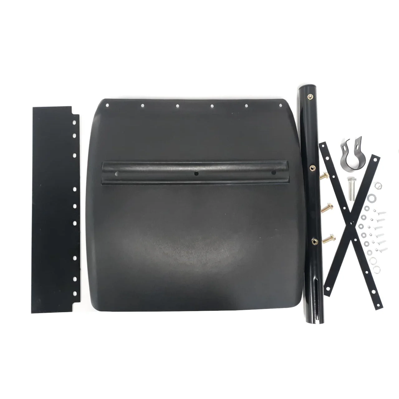 Fortpro 24" x 24" Black Poly Quarter Fenders Pair | F247581 - Image 6