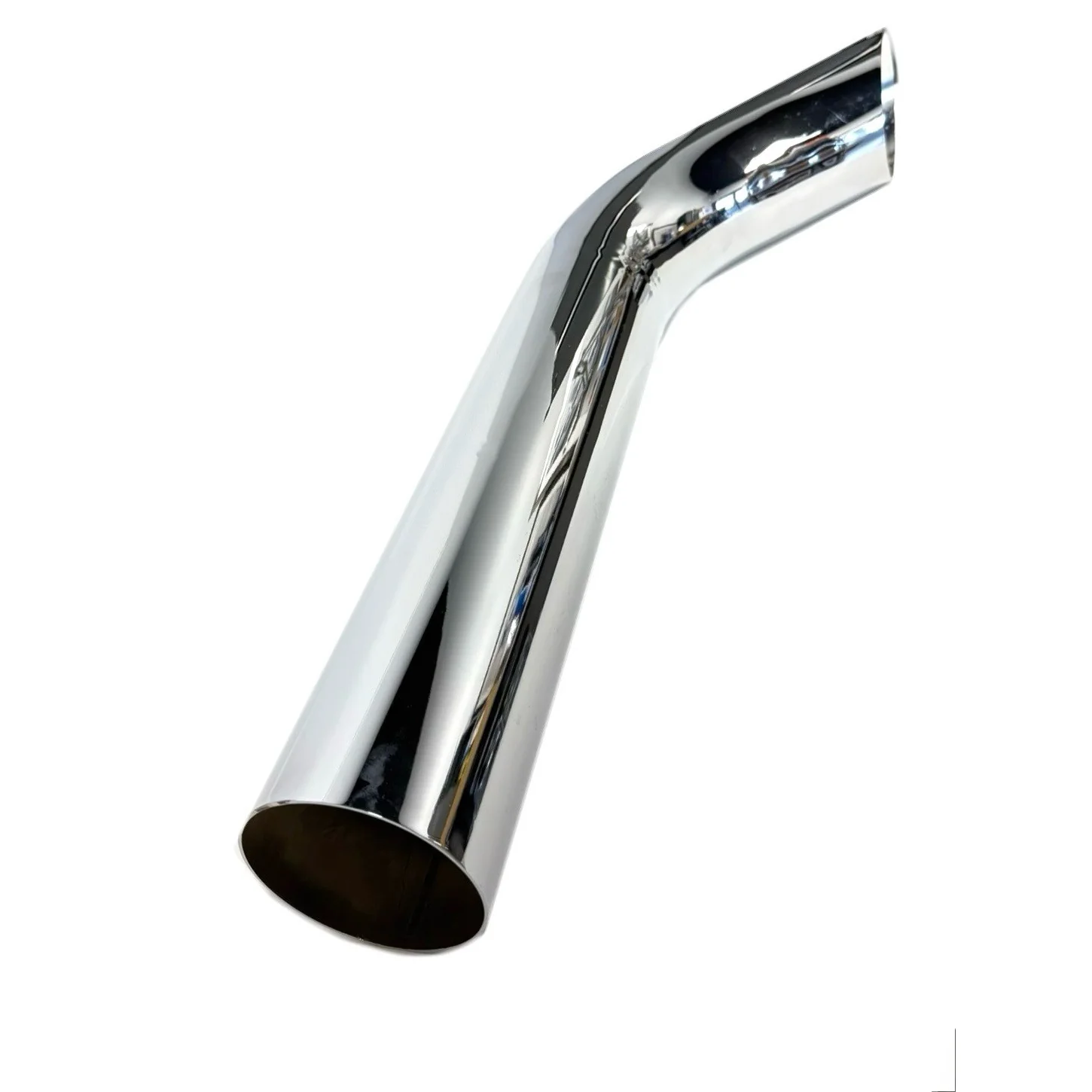 Fortpro 5" O.D. Chrome Bullhorn Exhaust Stack Pipe - Image 3
