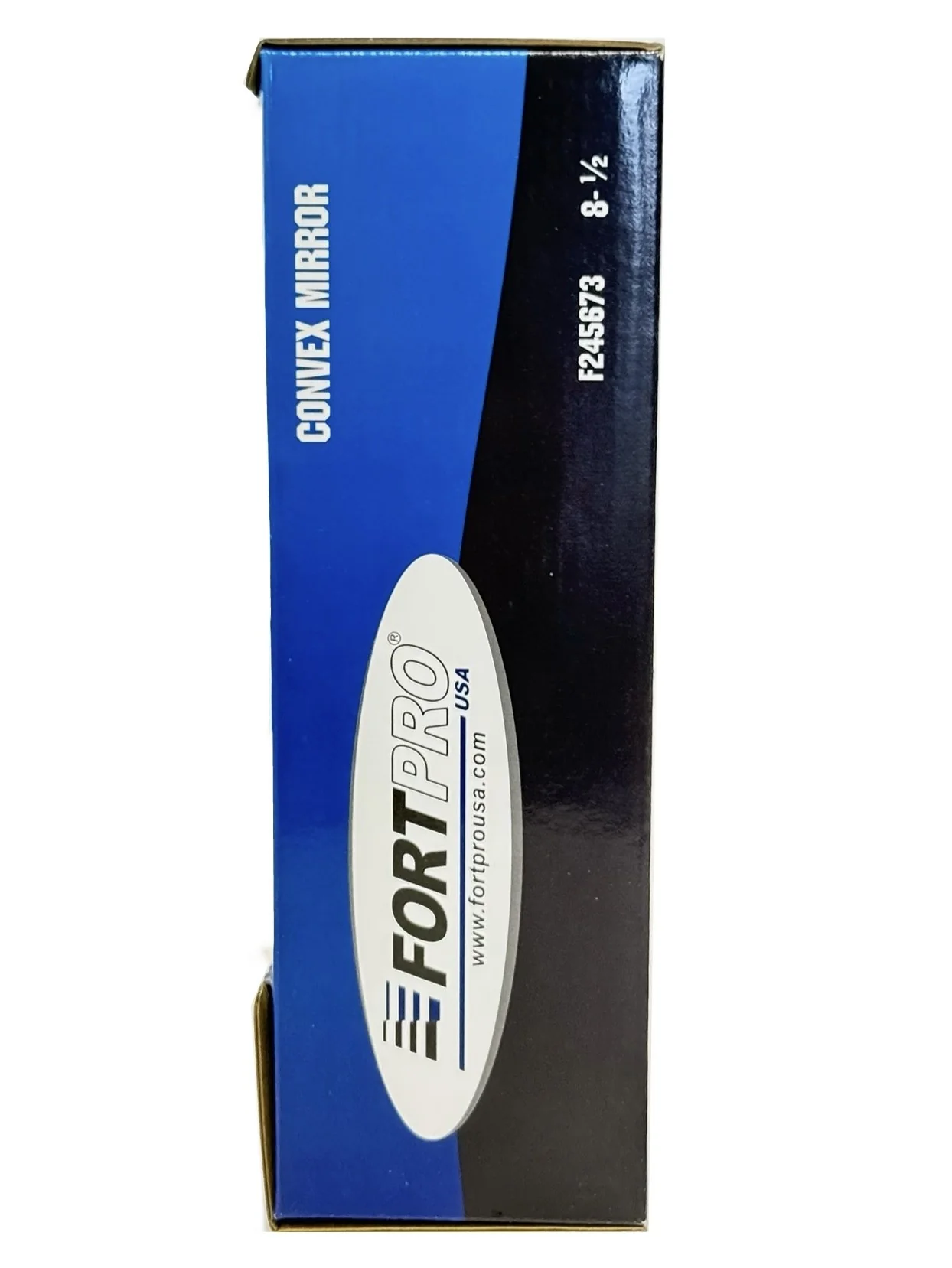 Fortpro 8 1/2" Convex Mirror Stainless Steel with Center Stud Mount | F245673 - Image 6