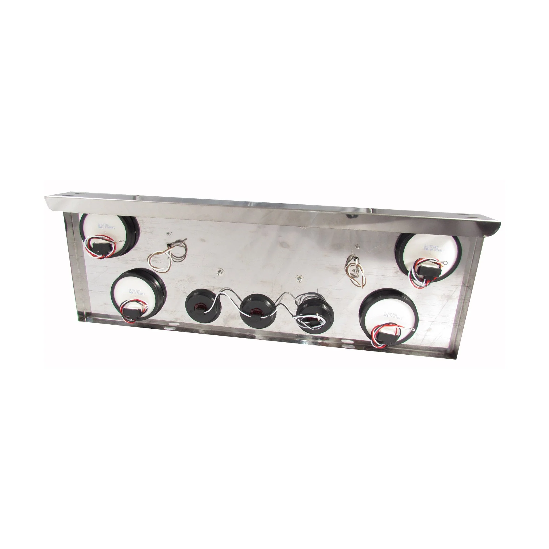 Fortpro Stainless Steel Rear Center Panel with Red LED Lights | F235298 - Image 3
