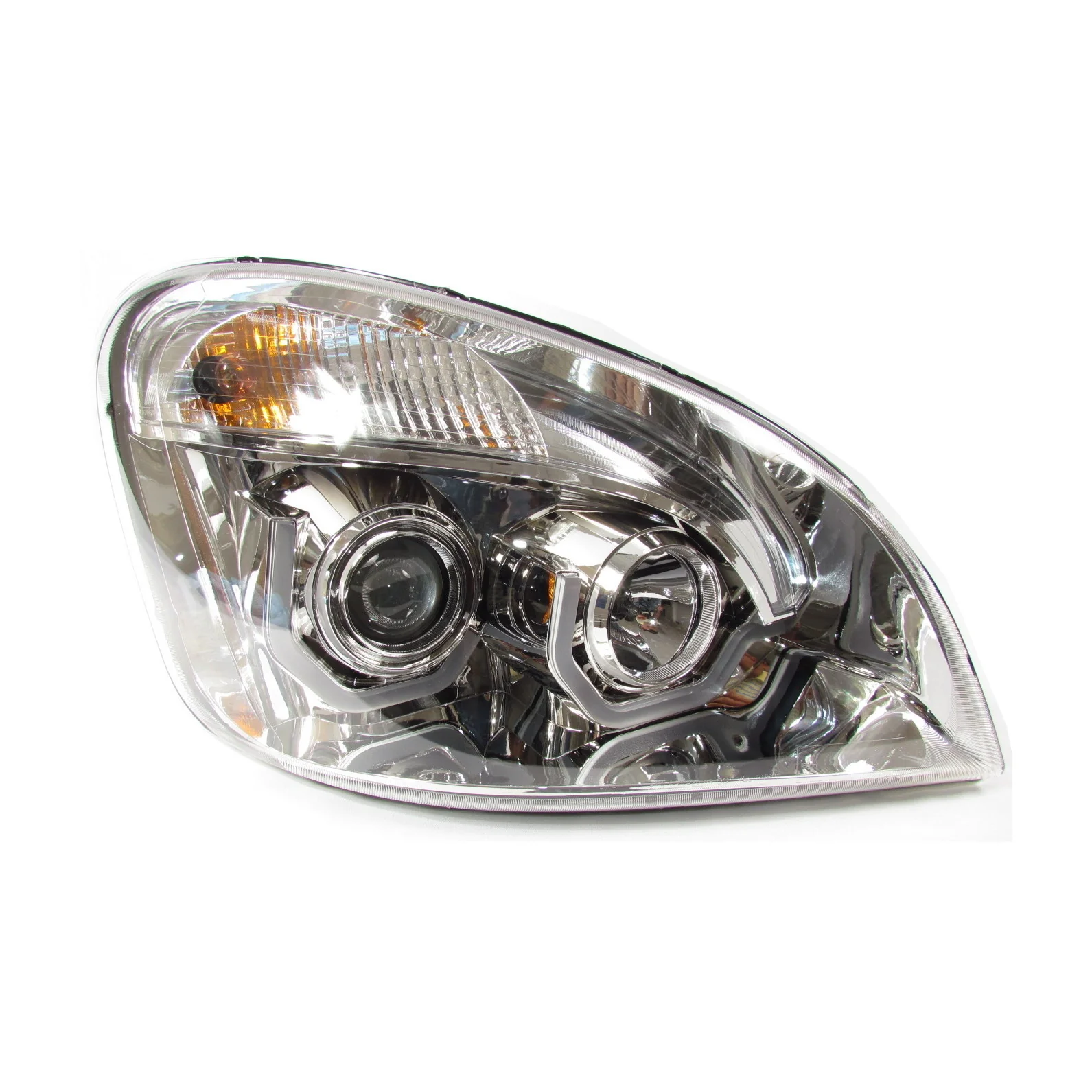 Chrome Housing Projector Headlights for Freightliner Cascadia - Image 3