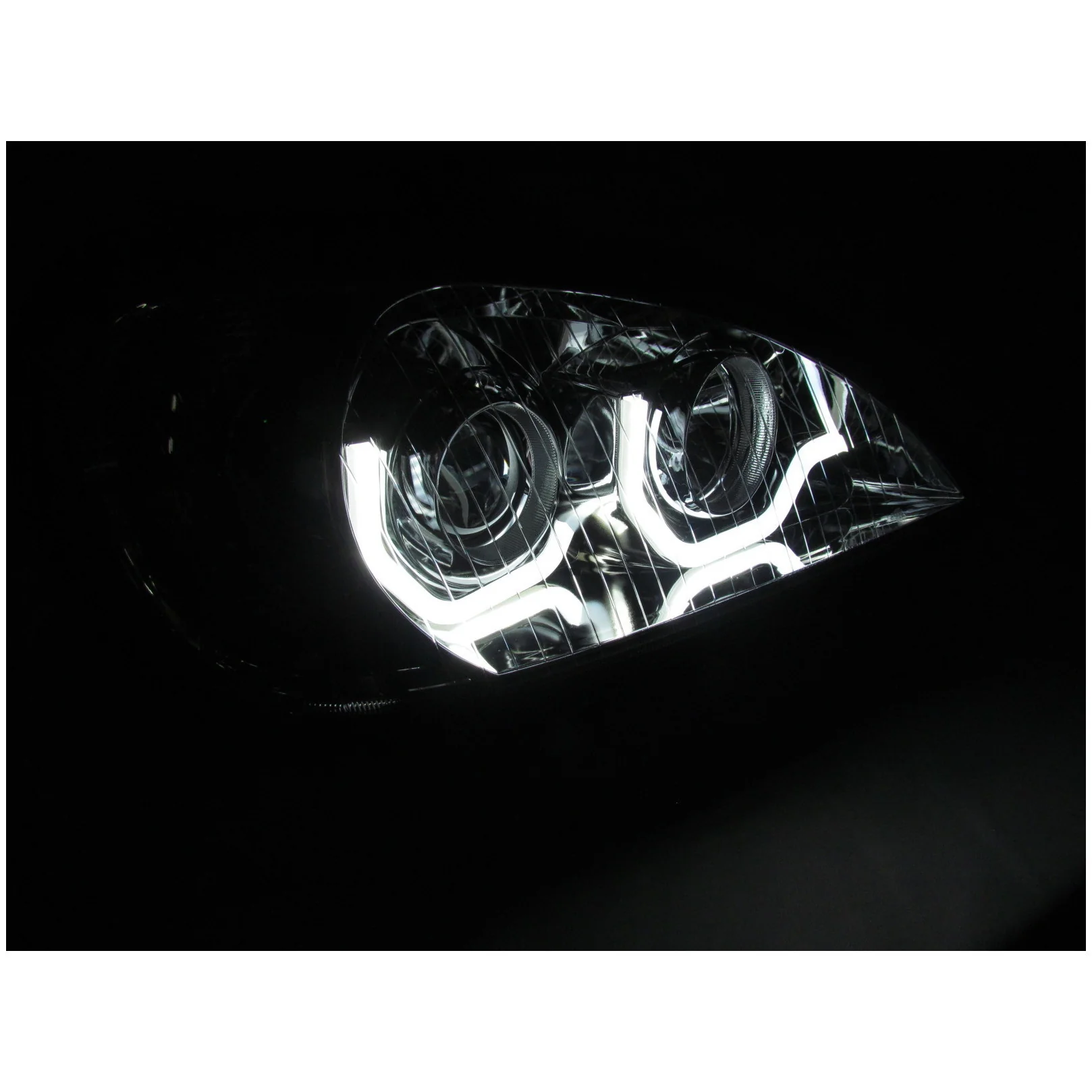 Chrome Housing Projector Headlights for Freightliner Columbia - Image 6