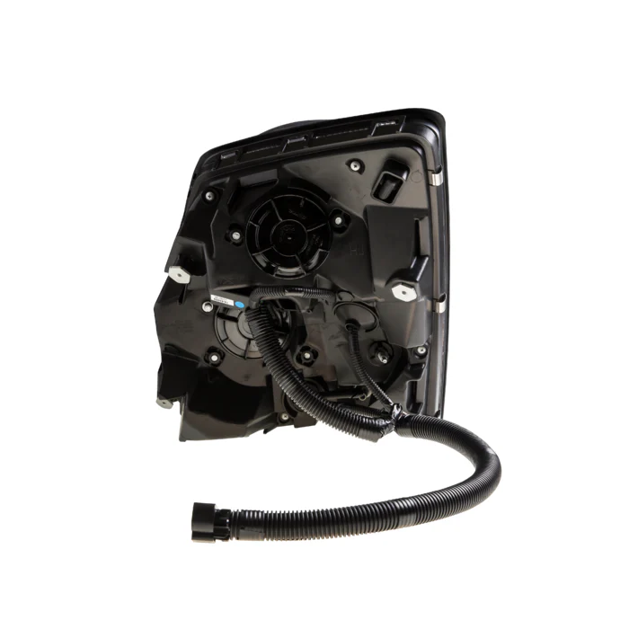 Black Housing Headlights Set w/LED Light Bar for Volvo VN/VNL - Both Sides - Image 4